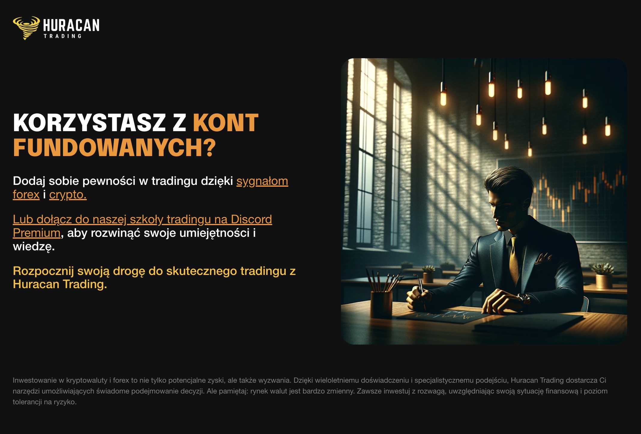 Konto fundowane – jak zdać wyzwanie prop tradingowe | Huracan Trading